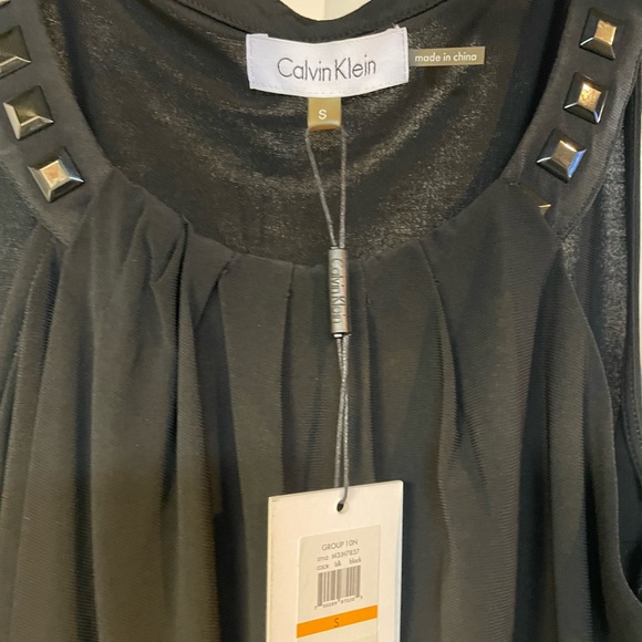 Calvin Klein sleeveless black top - Picture 1 of 13
